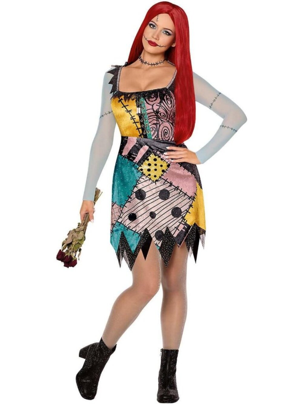 Glamorous Bling Sally Costume for Adults - Halloween Dress, Officially Licensed